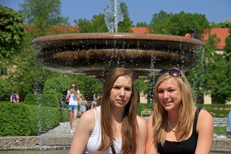 Die Nichten im Hofgarten