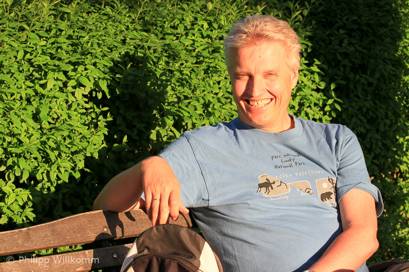 Fröhlich im Klostergarten