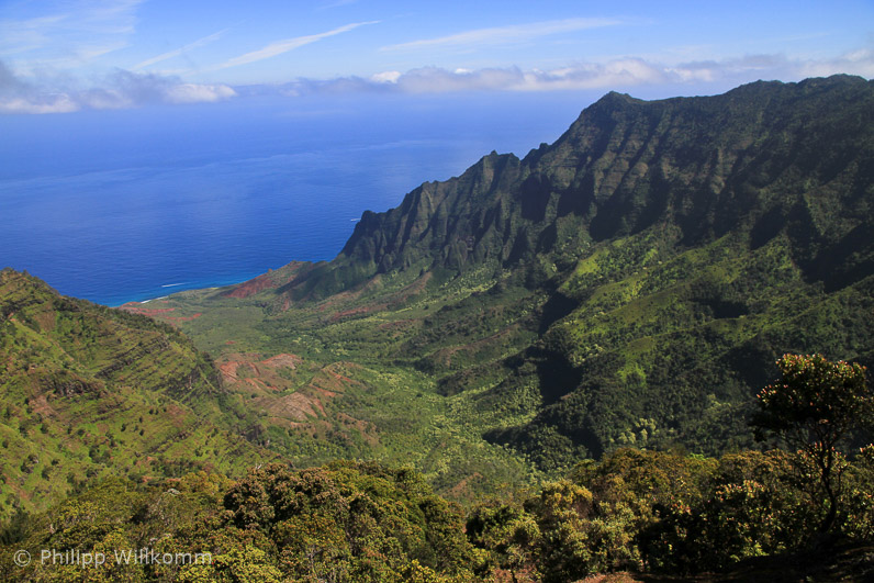 1300 Meter über dem Pazifik