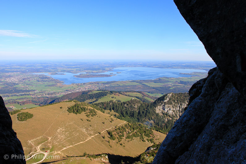 Das bayrische Meer von der Kampenwand