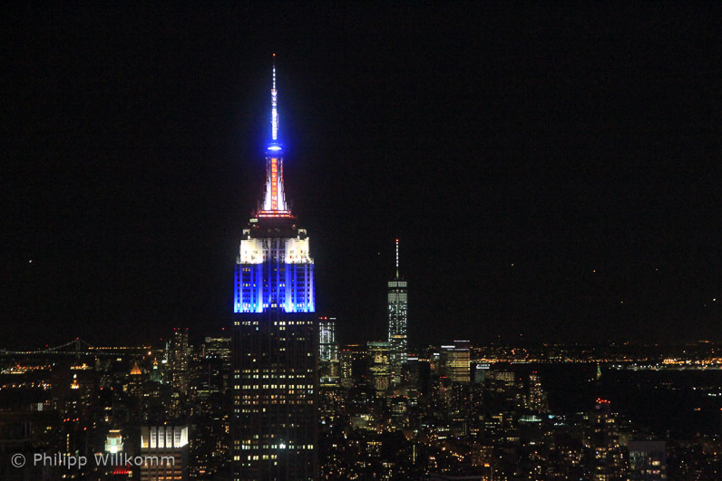 Empire State leuchtet