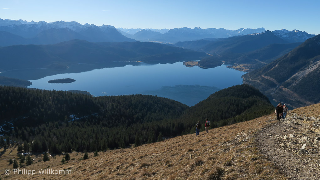Walchensee ohne Schnee