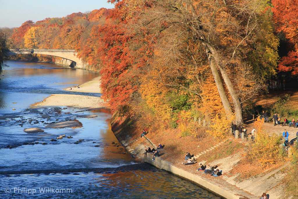 Herbst an der Isar