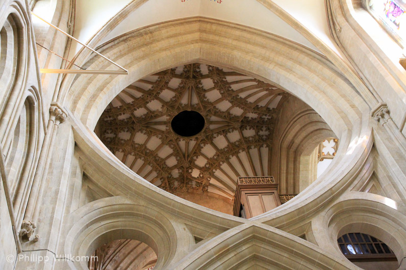 Englische Gotik in Wells Cathedral