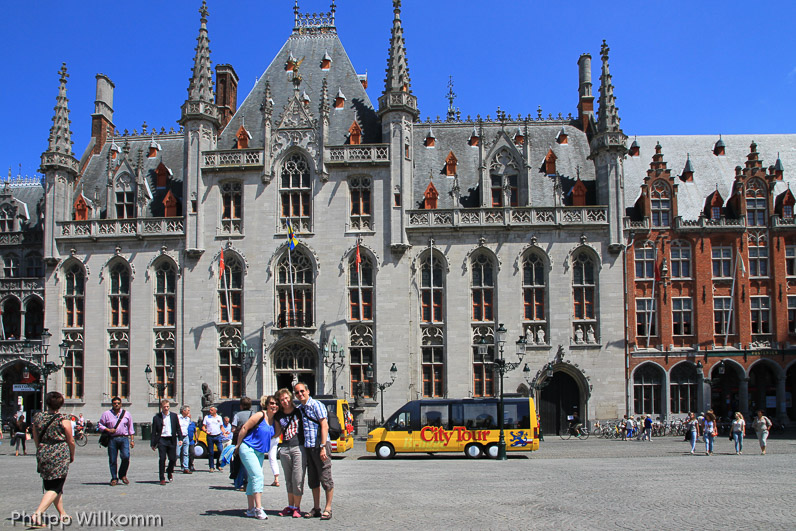 Der Marktplatz in Brügge