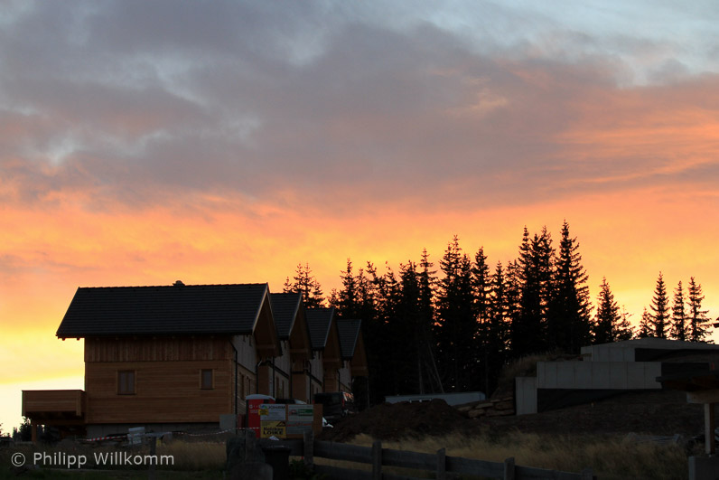 Sonnenuntergang am Klippitztörl