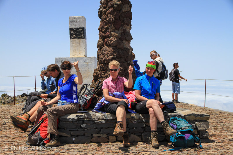 Auf dem Gipfel des Pico Ruivo