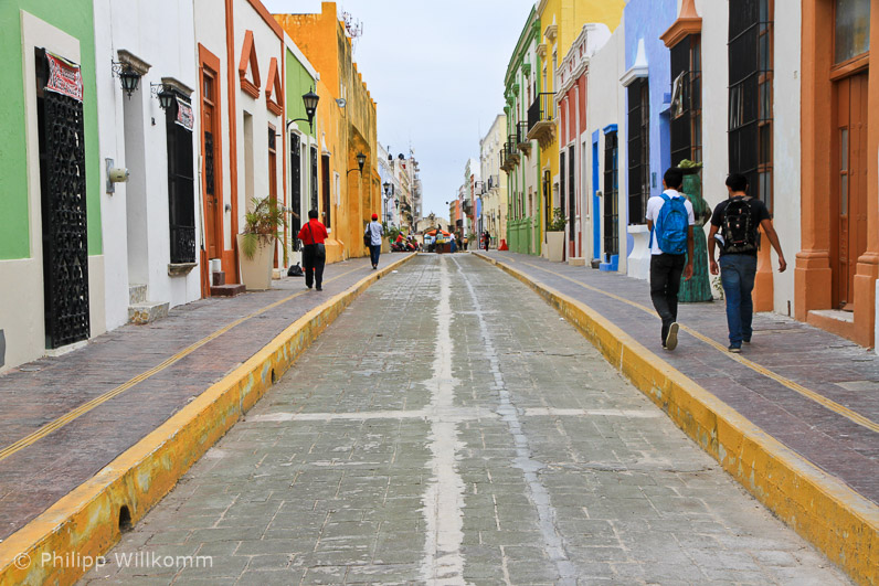 Bunte Gassen in Campeche