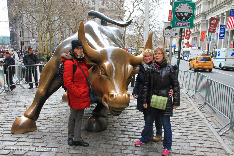 Drei Frauen und ein Bulle