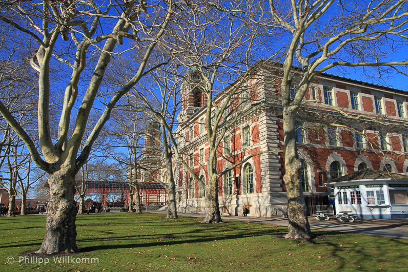 Ellis Island Außenanlagen
