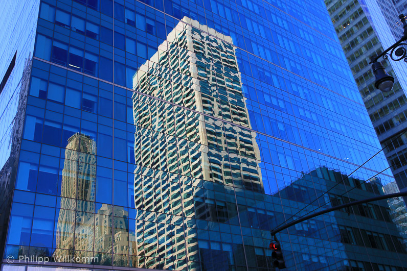 Spiegelnde Skyscraper