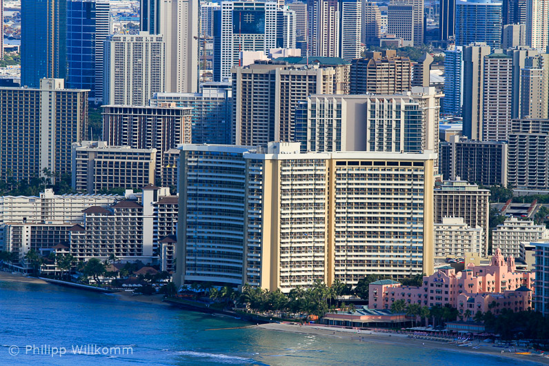 Die Bettenburgen von Waikiki