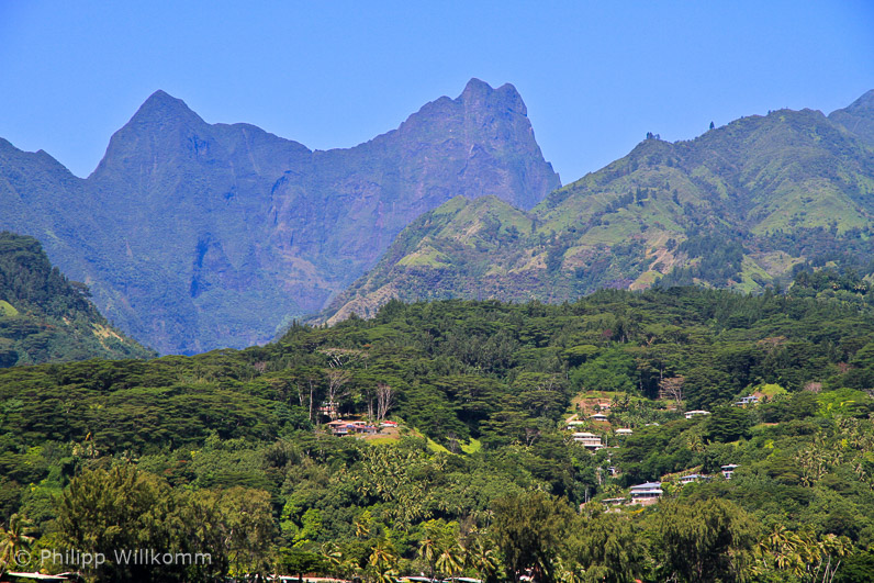 Hohe Berge auf Tahiti