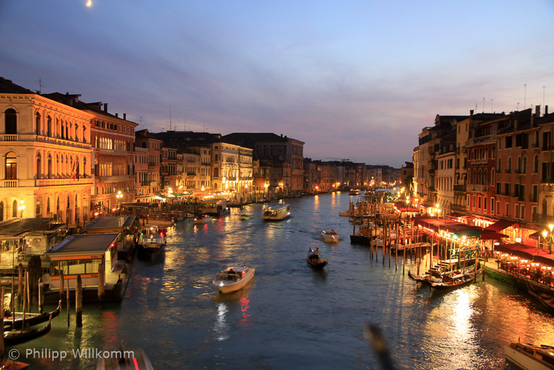 Canale Grande am Abend