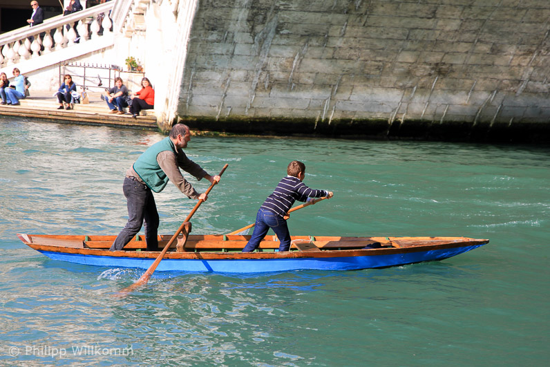 Nachwuchs-Gondoliere