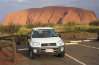 Willy vor dem Ayers Rock
