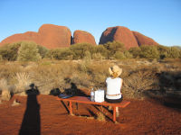 Warten auf den Sonnenuntergang